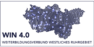 Logo WIN 4.0 - Weiterbildungsplattform für Industrie 4.0-Technologien
