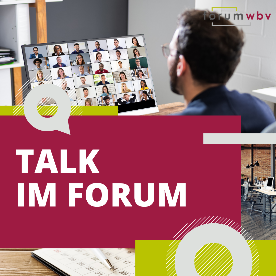 talk im forum: Möglichkeiten der beruflichen Anerkennung und Qualifizierung von Zugewanderten