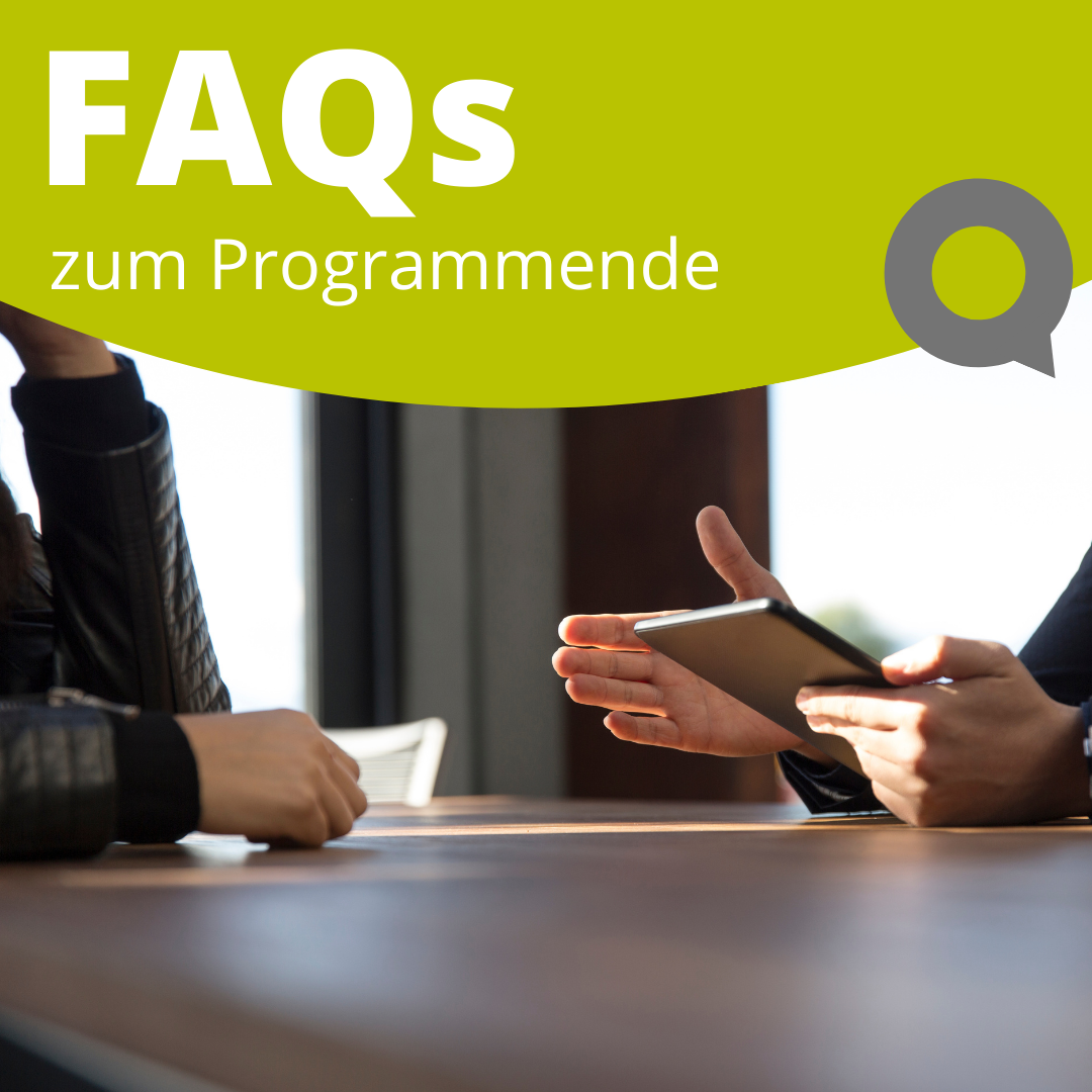 FAQs zum Programmende - Eine Veranstaltung in Kooperation mit der gsub mbH